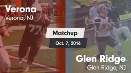 Matchup: Verona  vs. Glen Ridge  2016