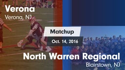Matchup: Verona  vs. North Warren Regional  2016