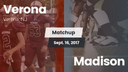 Matchup: Verona vs. Madison 2017
