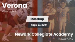Matchup: Verona vs. Newark Collegiate Academy  2019