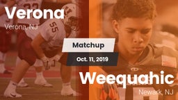 Matchup: Verona vs. Weequahic  2019