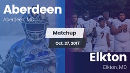 Matchup: Aberdeen  vs. Elkton  2017