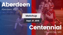 Matchup: Aberdeen  vs. Centennial 2019
