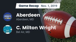 Recap: Aberdeen  vs. C. Milton Wright  2019