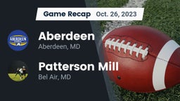 Recap: Aberdeen  vs. Patterson Mill  2023