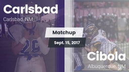Matchup: Carlsbad  vs. Cibola  2017