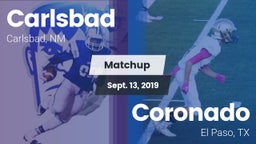 Matchup: Carlsbad  vs. Coronado  2019