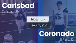Matchup: Carlsbad  vs. Coronado  2020
