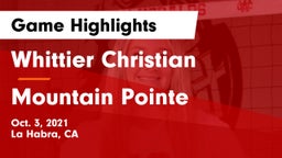 Whittier Christian  vs Mountain Pointe Game Highlights - Oct. 3, 2021