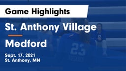 St. Anthony Village  vs Medford  Game Highlights - Sept. 17, 2021