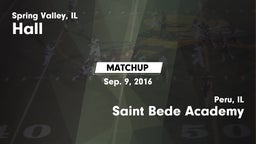 Matchup: Hall  vs. Saint Bede Academy 2016