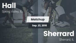 Matchup: Hall  vs. Sherrard  2016