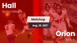 Matchup: Hall  vs. Orion  2017