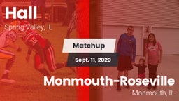 Matchup: Hall  vs. Monmouth-Roseville  2020