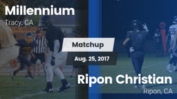 Matchup: Millennium High vs. Ripon Christian  2017