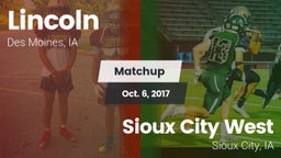 Matchup: Lincoln  vs. Sioux City West   2017