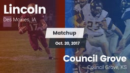 Matchup: Lincoln  vs. Council Grove  2017