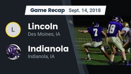 Recap: Lincoln  vs. Indianola  2018