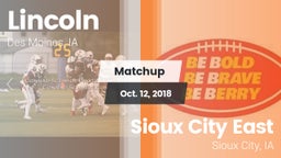 Matchup: Lincoln  vs. Sioux City East  2018