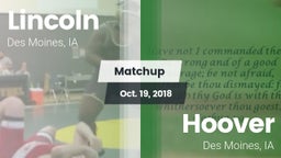 Matchup: Lincoln  vs. Hoover  2018