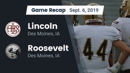 Recap: Lincoln  vs. Roosevelt  2019