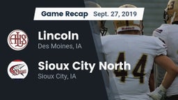 Recap: Lincoln  vs. Sioux City North  2019