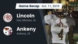 Recap: Lincoln  vs. Ankeny  2019
