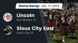 Recap: Lincoln  vs. Sioux City East  2019