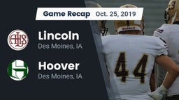 Recap: Lincoln  vs. Hoover  2019