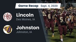 Recap: Lincoln  vs. Johnston  2020