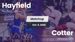 Matchup: Hayfield  vs. Cotter  2020