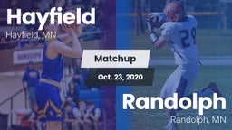 Matchup: Hayfield  vs. Randolph  2020