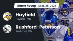 Recap: Hayfield  vs. Rushford-Peterson  2023