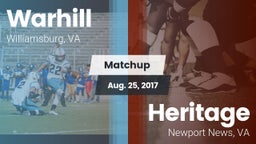 Matchup: Warhill  vs. Heritage  2017