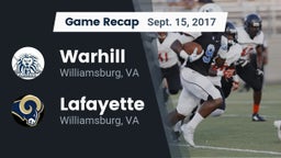 Recap: Warhill  vs. Lafayette  2017