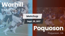 Matchup: Warhill  vs. Poquoson  2017