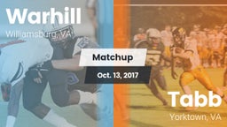 Matchup: Warhill  vs. Tabb  2017