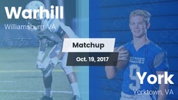 Matchup: Warhill  vs. York  2017