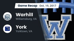 Recap: Warhill  vs. York  2017