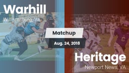 Matchup: Warhill  vs. Heritage  2018