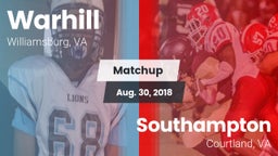 Matchup: Warhill  vs. Southampton  2018