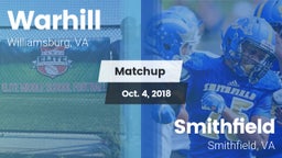 Matchup: Warhill  vs. Smithfield  2018