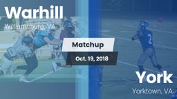 Matchup: Warhill  vs. York  2018