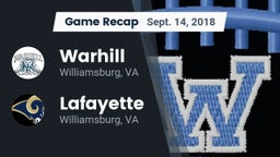 Recap: Warhill  vs. Lafayette  2018