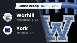 Recap: Warhill  vs. York  2018