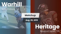 Matchup: Warhill  vs. Heritage  2019