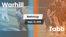 Matchup: Warhill  vs. Tabb  2019