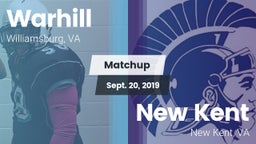 Matchup: Warhill  vs. New Kent  2019