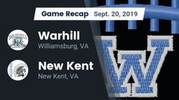 Recap: Warhill  vs. New Kent  2019