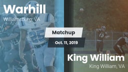 Matchup: Warhill  vs. King William  2019